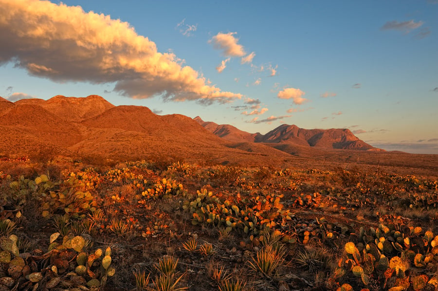 Rocky Mountains in El Paso, Texas