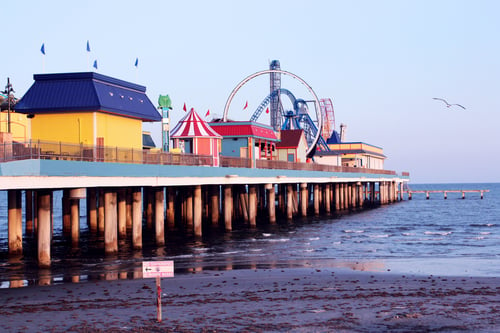 Galveston, Texas pier